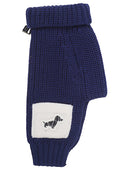 Poldo Dog Couture Knitwear Patch Wool Dog Sweater