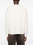 Cardigan à col en V en laine de Maison Kitsune