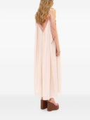 Chloè Habotai Silk And Lace Dress