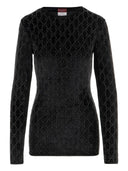 Gucci Gg Crystal Chenille T Shirt