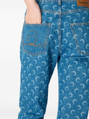 Marine Serre Moon Denim bomullsjeans