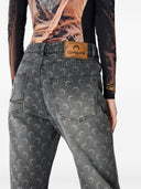 Marine Serre Moon Denim bomullsjeans