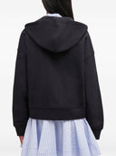 Ganni Organic Cotton Zipped Hoodie