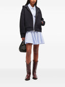 Ganni Organic Cotton Zipped Hoodie