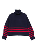 Semicouture Elisa Wool Blend Turtle Neck Jumper