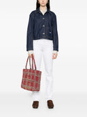 Maison Kitsune' Cropped Denim Jacket