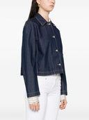 Maison Kitsune' Cropped Denim Jacket