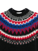 Pull ras du cou en laine fermé