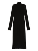 Robe mi-longue à col roulé Norma Kamali