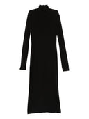 Robe mi-longue à col roulé Norma Kamali