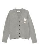 Ami Paris Ami De Coeur Wool Cardigan