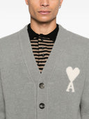 Ami Paris Ami De Coeur Wool Cardigan