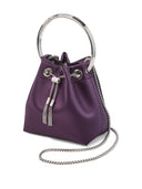 Jimmy Choo Bon Bon Leather Bucket Bag