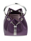 Jimmy Choo Bon Bon Leather Bucket Bag