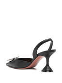 Amina Muaddi Begum Leather Slingback Pumps