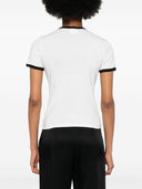 Courreges Pre Logo Baumwoll-T-Shirt