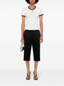 Courreges Pre Logo Baumwoll-T-Shirt