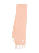 Ami Paris Ami De Coeur Wool Scarf