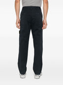 Stone Island Logo Cotton Cargo Trousers