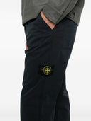 Stone Island Logo Cotton Cargo Trousers