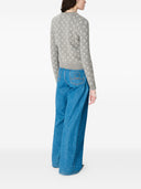 Marine Serre Moon Wool Blend Cardigan