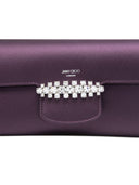 Jimmy Choo Bing Satin Wallet On Chain