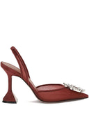 Amina Muaddi Begum Mesh Slingback Pumps