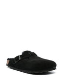 Birkenstock Boston Shearling Suede Slippers