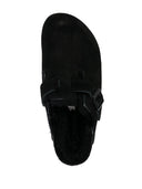 Birkenstock Boston Shearling Suede Slippers