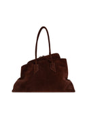 The Attico La Passeggiata Leather Shoulder Bag