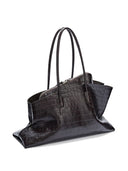 The Attico La Passeggiata Leather Shoulder Bag