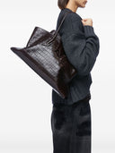 The Attico La Passeggiata Leather Shoulder Bag