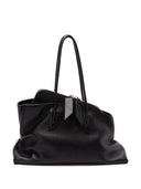 The Attico La Passeggiata Leather Shoulder Bag