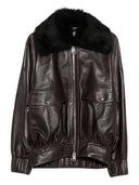 Veste en cuir Khaite