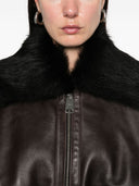 Veste en cuir Khaite