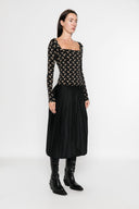 Marine Serre Moon Print Square Neck Top