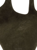 Borsa a tracolla media in pelle The Attico La Scoop