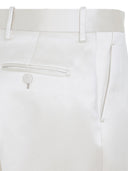 Tom Ford Cotton And Silk Blend Trousers