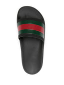Gucci Web Detail Pool Slides