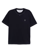 Brunello Cucinelli T-Shirt aus Baumwolle mit Logo