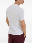 Brunello Cucinelli Logo Cotton T Shirt