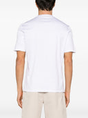 Brunello Cucinelli Logo Cotton T Shirt