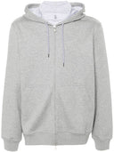 Brunello Cucinelli Sweat à capuche en coton mélangé