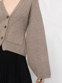 Khaite Scarlet Cashmere Cardigan