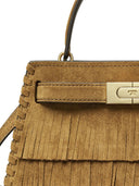 Tory Burch Lee Radziwill Suede Leather Mini Bag