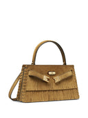 Tory Burch Lee Radziwill Suede Leather Mini Bag