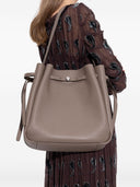 Tory Burch Romy Large Leather Bucket Bag