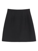 Valentino V Logo Signature Wool And Silk Skirt