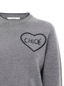 Chloè Cashmere tröja med rund hals