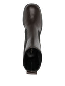 Sergio Rossi Leather Heel Boots